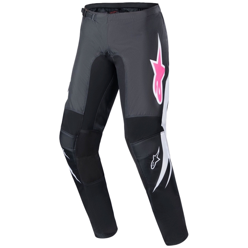 Γυναικείο μοτοκρός παντελόνι Alpinestars Stella Fluid μαύρο-άσπρο