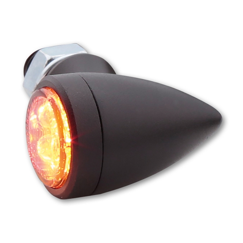 Φλας μοτοσικλέτας Highsider Smart Sixteen Bullet LED 3 σε 1 σε γκρι χρώμα