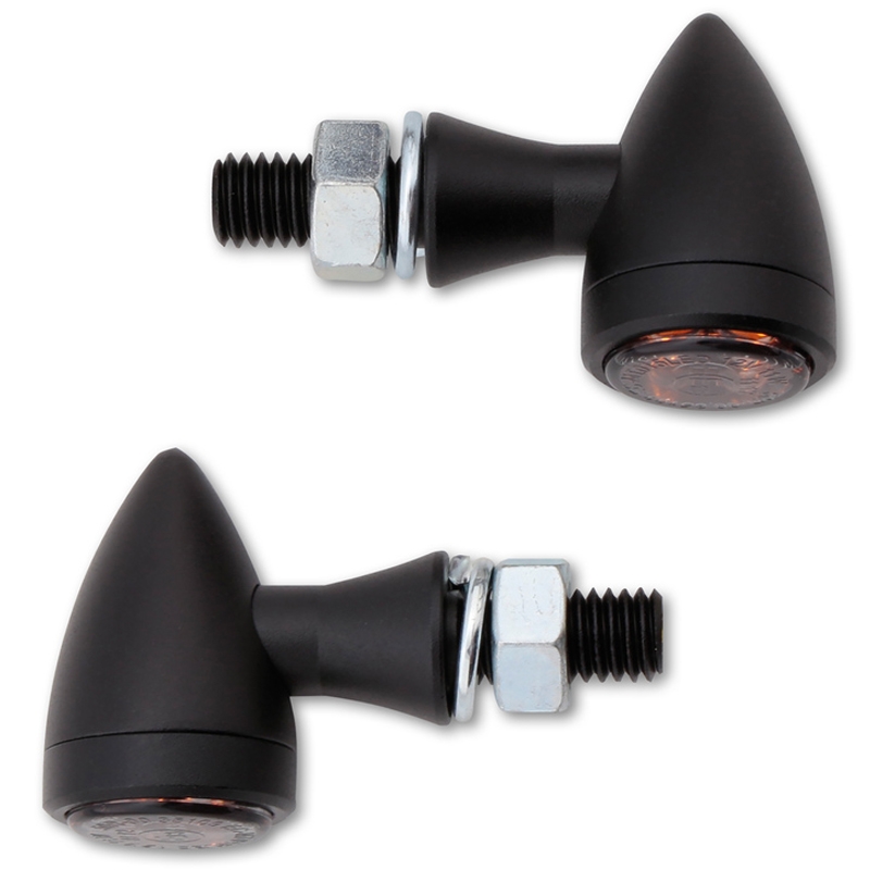 Φλας μοτοσικλέτας Highsider Smart Sixteen Bullet LED 3 σε 1 σε γκρι χρώμα