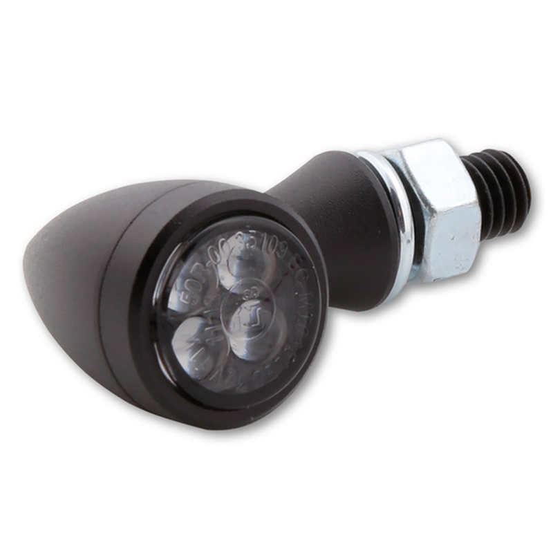 Φλας μοτοσικλέτας Highsider Smart Sixteen Bullet LED 3 σε 1 σε γκρι χρώμα