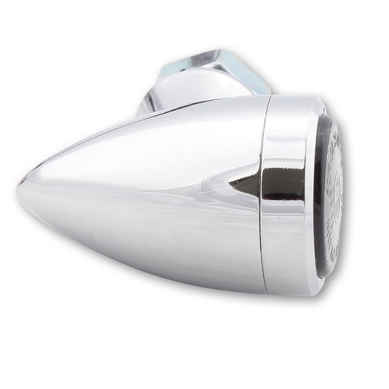 Φλας μοτοσικλέτας Highsider Smart Sixteen Bullet LED 3 σε 1 χρώμιο