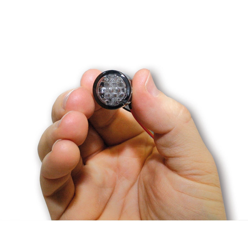Πίσω φως μοτοσικλέτας Highsider Smart Pin LED, γκρι smoke
