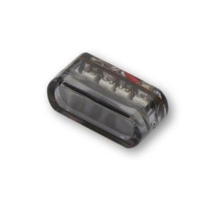 Πίσω φως μοτοσικλέτας LED Highsider Smart Module 1, γκρι smoke