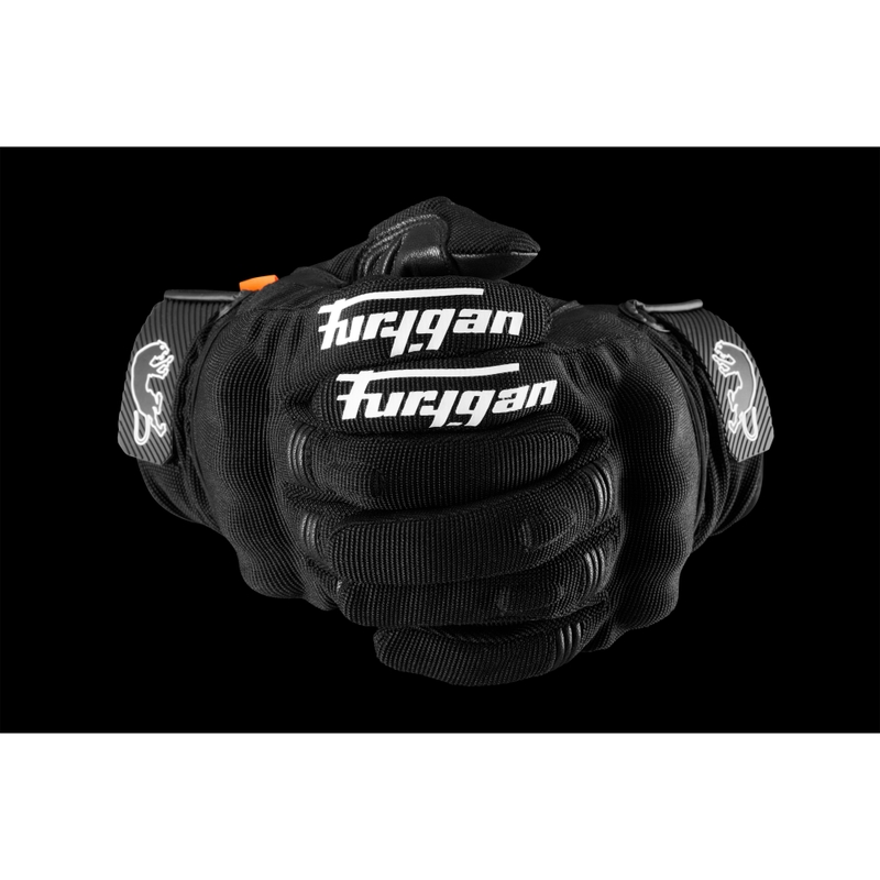 Γυναικεία γάντια μοτοσικλέτας Furygan Jet Lady D3O® Evo, ασπρόμαυρα