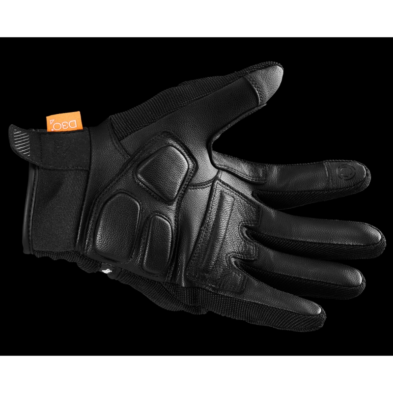 Γάντια μοτοσικλέτας Furygan Jet D3O Evo μαύρο-κόκκινο