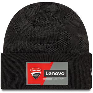 Καπέλο Ducati με φαρδιά μανσέτα Team Wide Cuff Knit, μαύρο