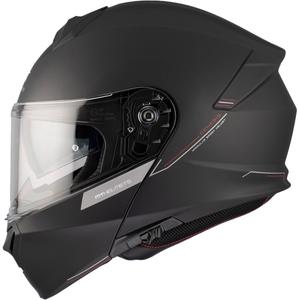 MT Genesis SV Solid A1 μαύρο ματ αναδιπλούμενο κράνος μοτοσικλέτας