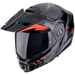Αναδιπλούμενο κράνος μοτοσικλέτας Scorpion ADX-2 LEWIS μαύρο-κόκκινο