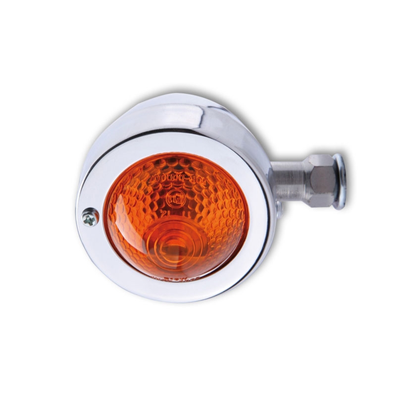 Φλας μοτοσικλέτας Highsider Smart Bullet Pike χρωμιωμένα