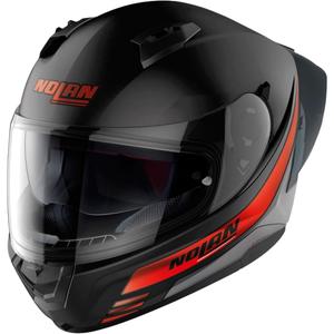 Nolan N60-6 Sport Outset 21 μαύρο και κόκκινο ολοκληρωμένο κράνος μοτοσικλέτας