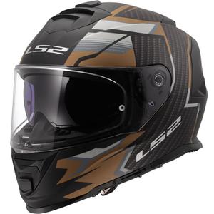 Κράνος μοτοσικλέτας full-face LS2 FF800 Storm II Tracker μαύρο-χρυσό