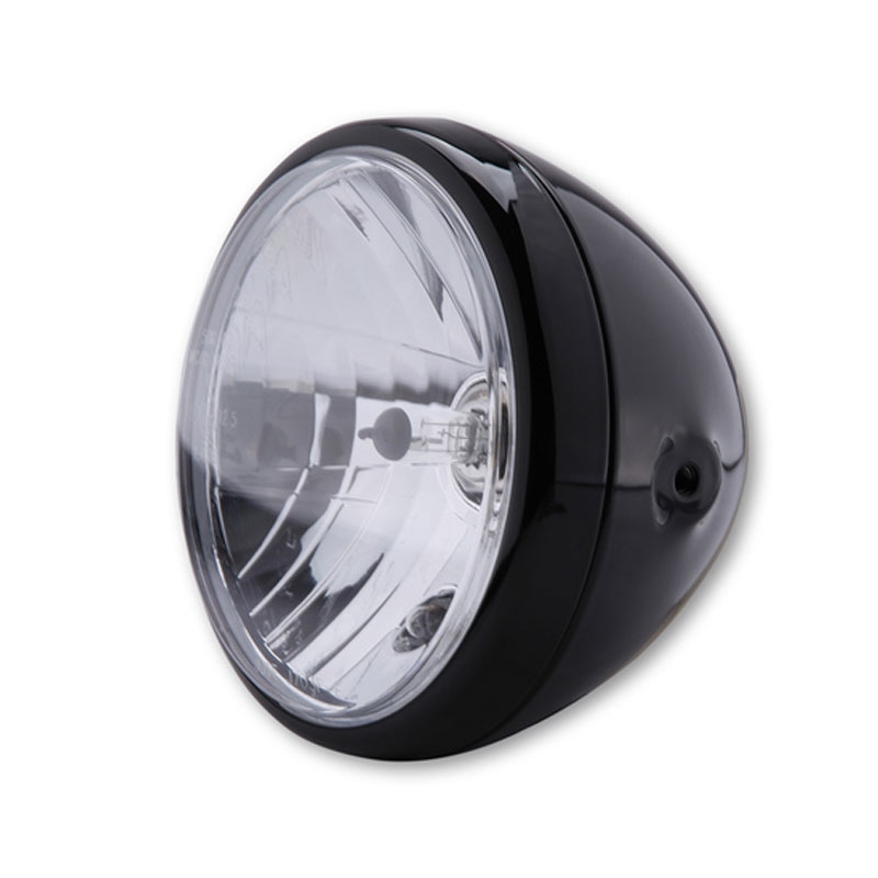 Προβολέας Highsider Smart Reno 7 με διαφανές γυαλί σε μαύρο χρώμα