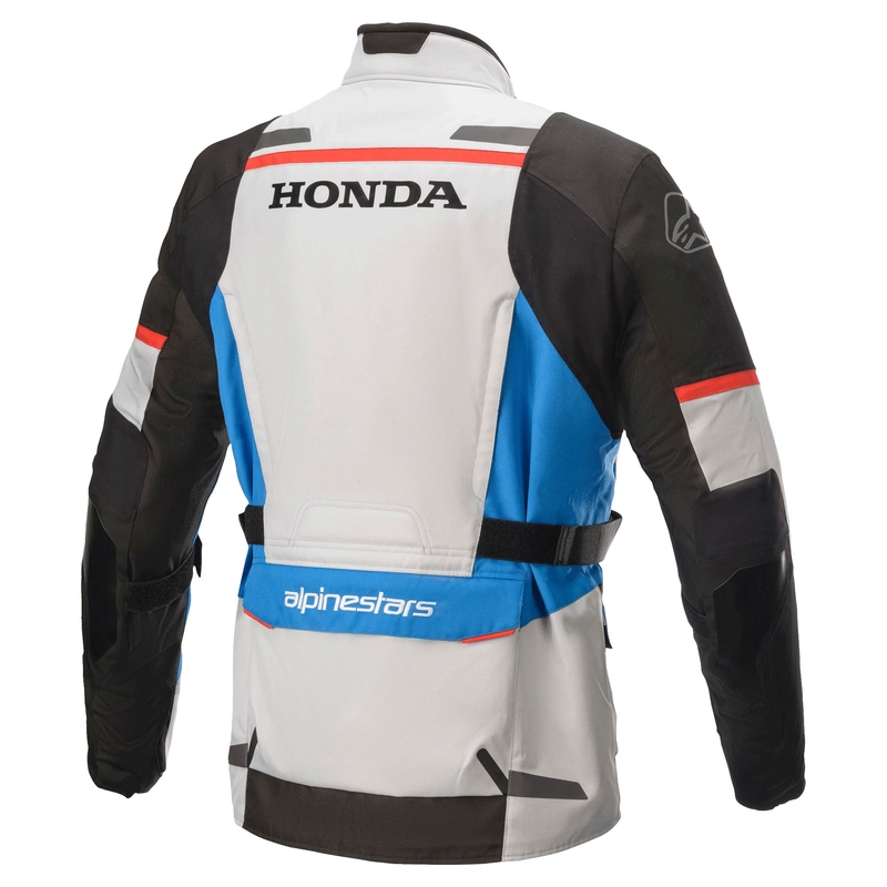 Μπουφάν μοτοσικλέτας Alpinestar Andes Drystar Honda Γκρι-Μαύρο-Μπλε-Κόκκινο