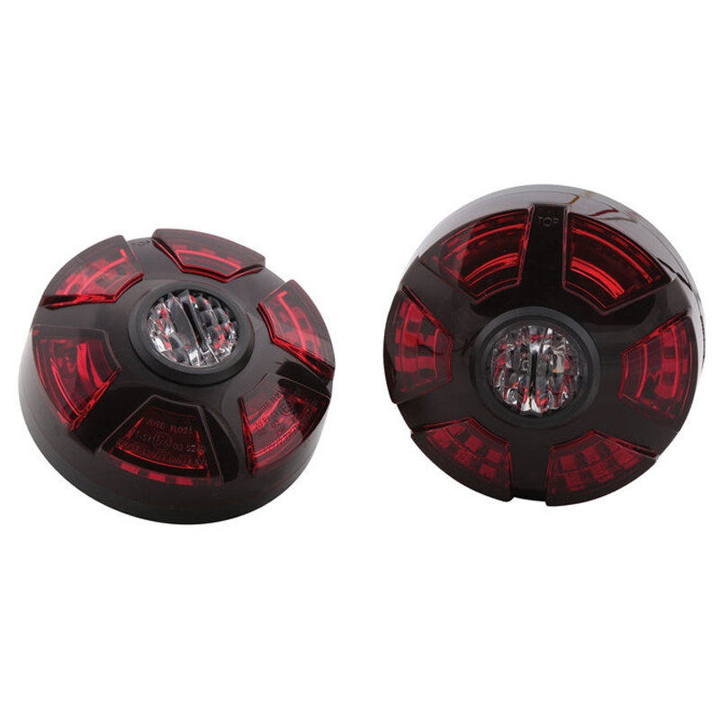 Πίσω φως Highsider Smart ATV LED 3 σε 1, κόκκινο-μαύρο