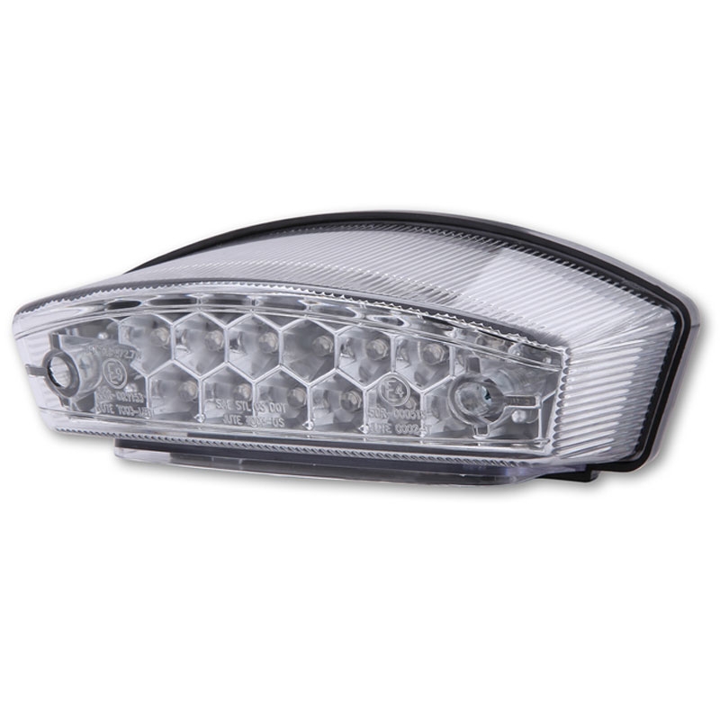 Πίσω φως μοτοσικλέτας Highsider Smart Monster LED, μαύρο