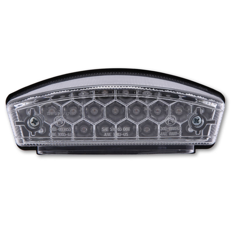 Πίσω φως μοτοσικλέτας Highsider Smart Monster LED, μαύρο