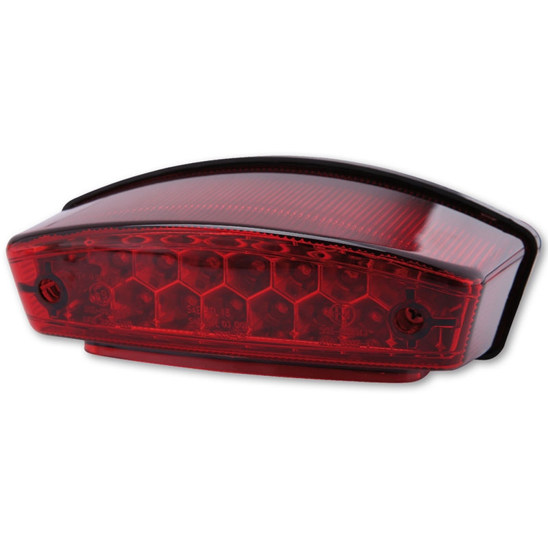 Πίσω φως μοτοσικλέτας Highsider Smart Monster LED κόκκινο