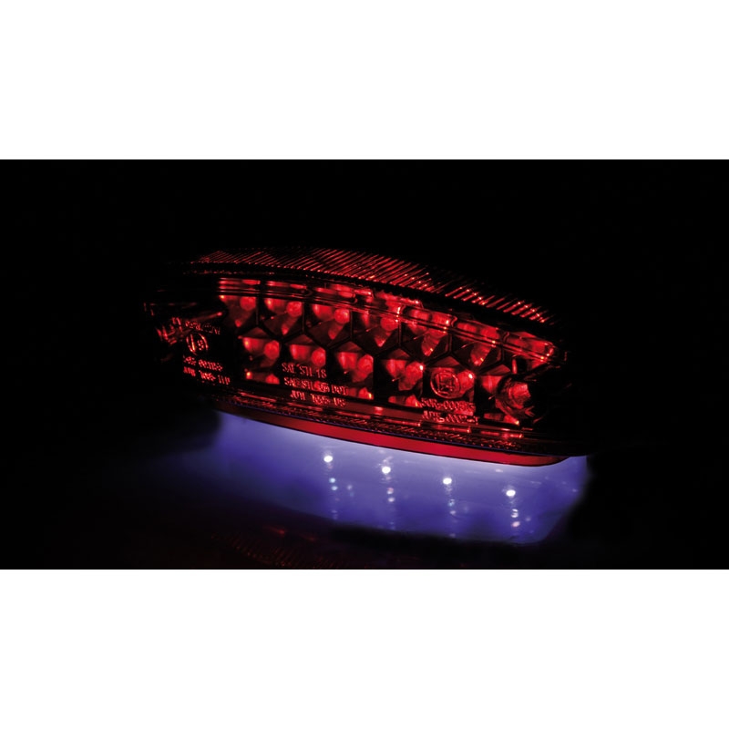 Πίσω φως μοτοσικλέτας Highsider Smart Monster LED κόκκινο