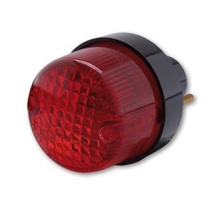 Πίσω φως μοτοσικλέτας Highsider Smart, στρογγυλό μαύρο