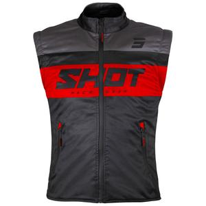 Γιλέκο μοτοσικλέτας Shot Bodywarmer Lite μαύρο-κόκκινο