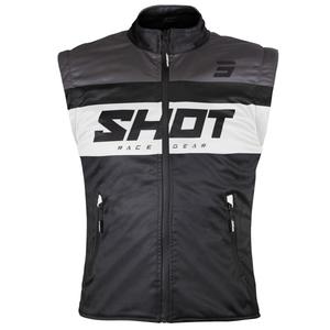Γιλέκο μοτοσικλέτας Shot Bodywarmer Lite μαύρο-άσπρο