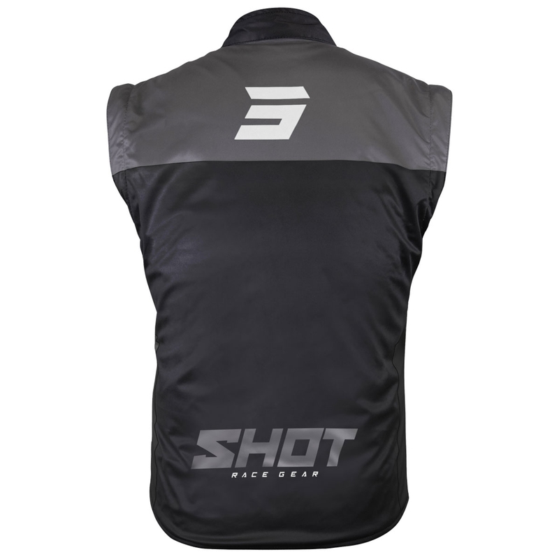 Γιλέκο μοτοσικλέτας Shot Bodywarmer Lite μαύρο-άσπρο