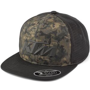 Καπέλο KTM Camo Trucker μαύρο-πράσινο παραλλαγής