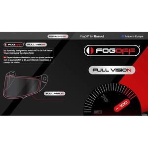Αντιθαμβωτική μεμβράνη FOGOFF FOG010 για MT-V-28 plexi