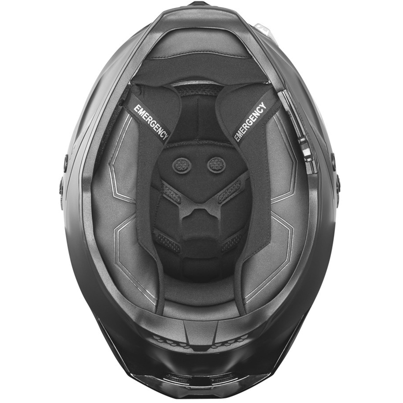 Κράνος μοτοσικλέτας NOX Exlusiv Goliath full face, μαύρο ματ