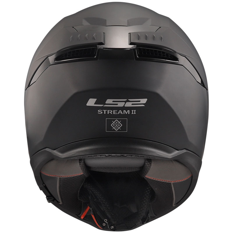 LS2 FF808 Stream II ολοκληρωμένο κράνος μοτοσικλέτας μαύρο ματ