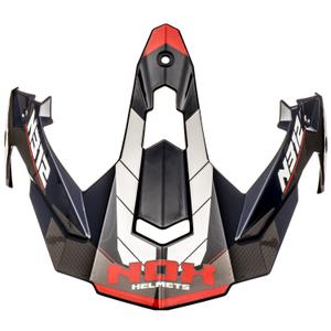 Ζελατίνα για κράνη μοτοσικλέτας NOX N312 Vapor λευκή-μπλε-κόκκινη