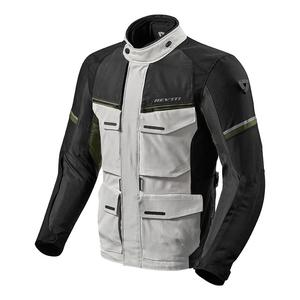 Revit Outback 3 μπουφάν μοτοσικλέτας ασημί-πράσινο προσφορά
