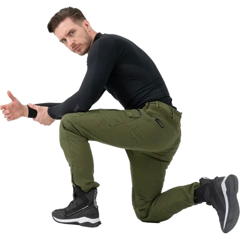 Παντελόνι μοτοσικλέτας Shima Giro 3.0 χακί