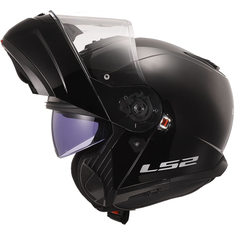 Αναδιπλούμενο κράνος LS2 FF908 Strobe II μαύρο γυαλιστερό