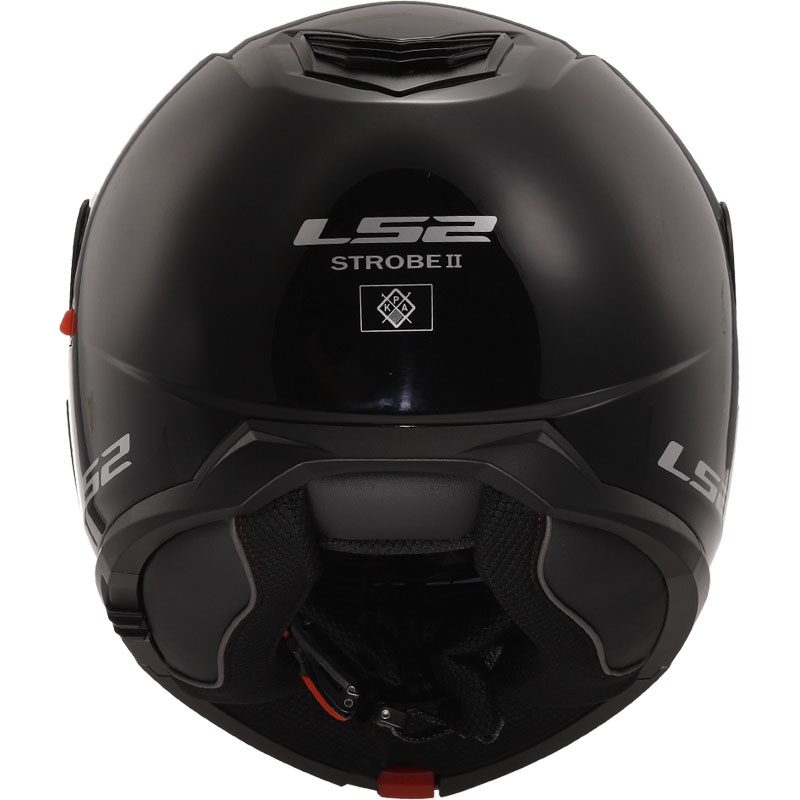 Αναδιπλούμενο κράνος LS2 FF908 Strobe II μαύρο γυαλιστερό