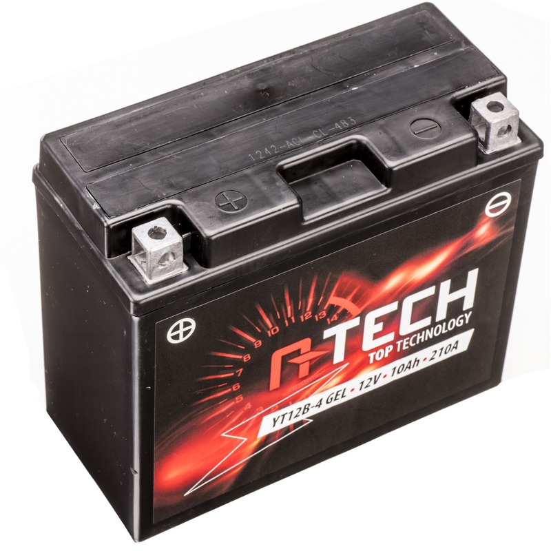 Μπαταρία τζελ A-TECH 12V, YT12B-4, YT12B-BS, 12V, 10Ah, 210A, χωρίς συντήρηση