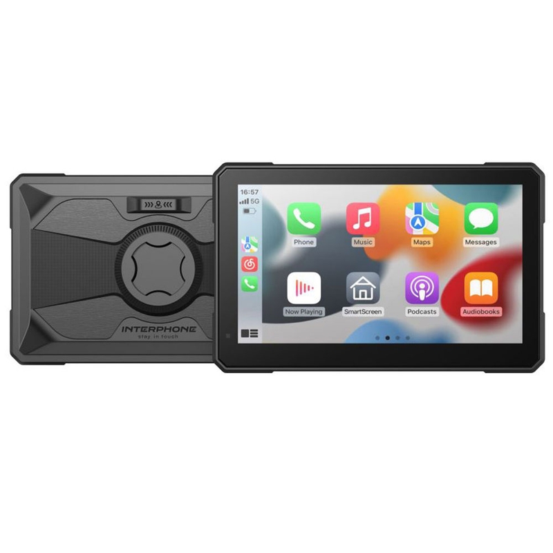 Interphone SYNC70 ESSENTIAL Οθόνη Apple CarPlay και Android Auto για μοτοσικλέτες