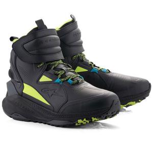 Μπότες μοτοσικλέτας Alpinestars Speedstreet μαύρο-λάιμ-μπλε
