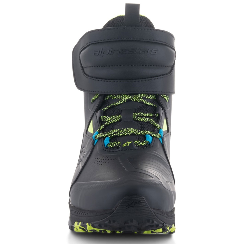 Μπότες μοτοσικλέτας Alpinestars Speedstreet μαύρο-λάιμ-μπλε