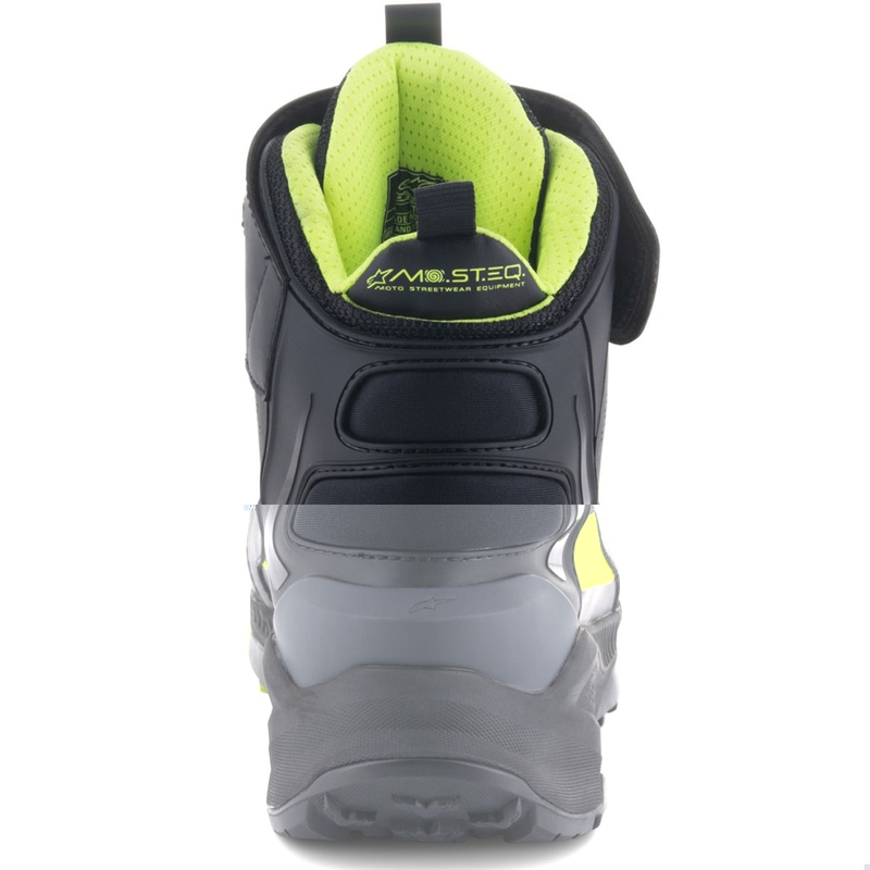 Μπότες μοτοσικλέτας Alpinestars Speedstreet μαύρο-λάιμ-μπλε