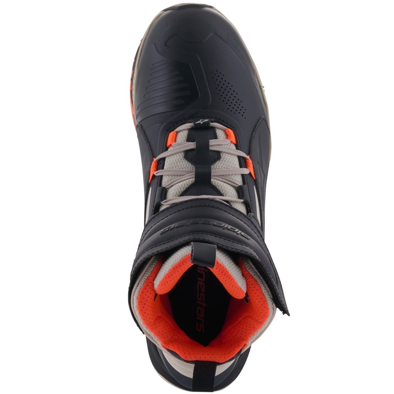 Μπότες μοτοσικλέτας Alpinestars Speedstreet μαύρο-αμυγδάλου-πορτοκαλί