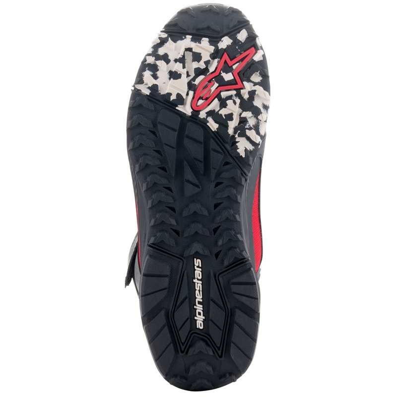 Μπότες μοτοσικλέτας Alpinestars Speedstreet μαύρο-μπεζ-κόκκινο