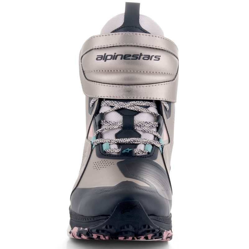 Μπότες μοτοσικλέτας Alpinestars Speedstreet μπεζ-κοραλί-μαύρο-μπλε