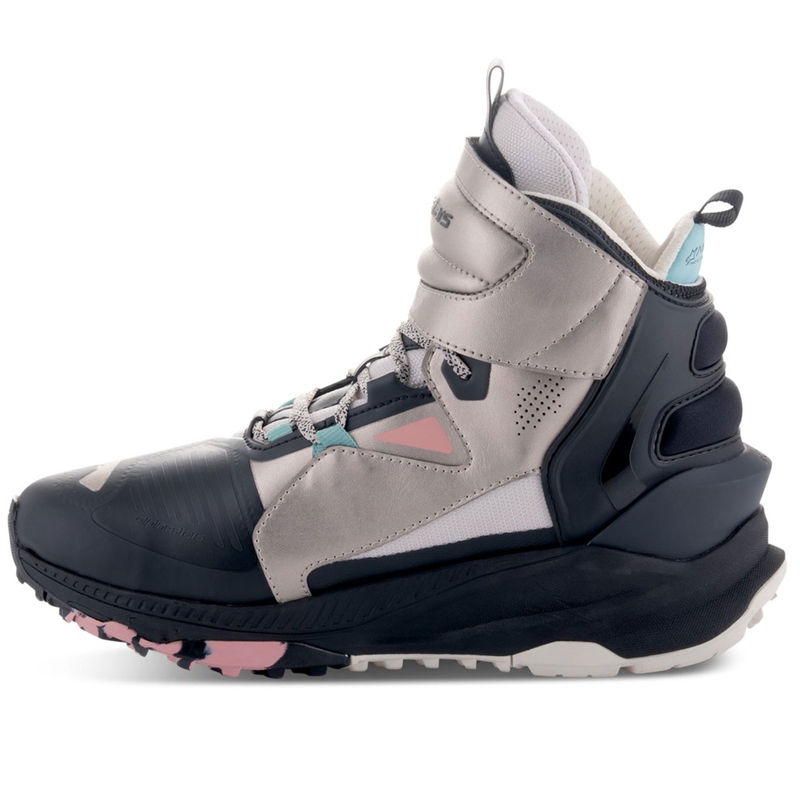 Μπότες μοτοσικλέτας Alpinestars Speedstreet μπεζ-κοραλί-μαύρο-μπλε