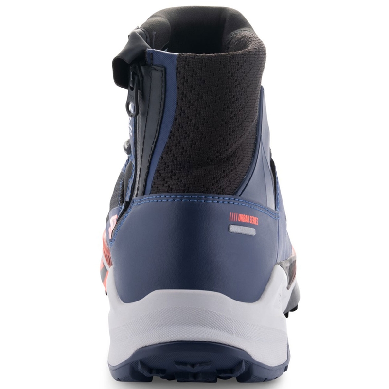 Μπότες μοτοσικλέτας Alpinestars Speedforce XR μπλε-μαύρο-φλουορ κόκκινο-γκρι