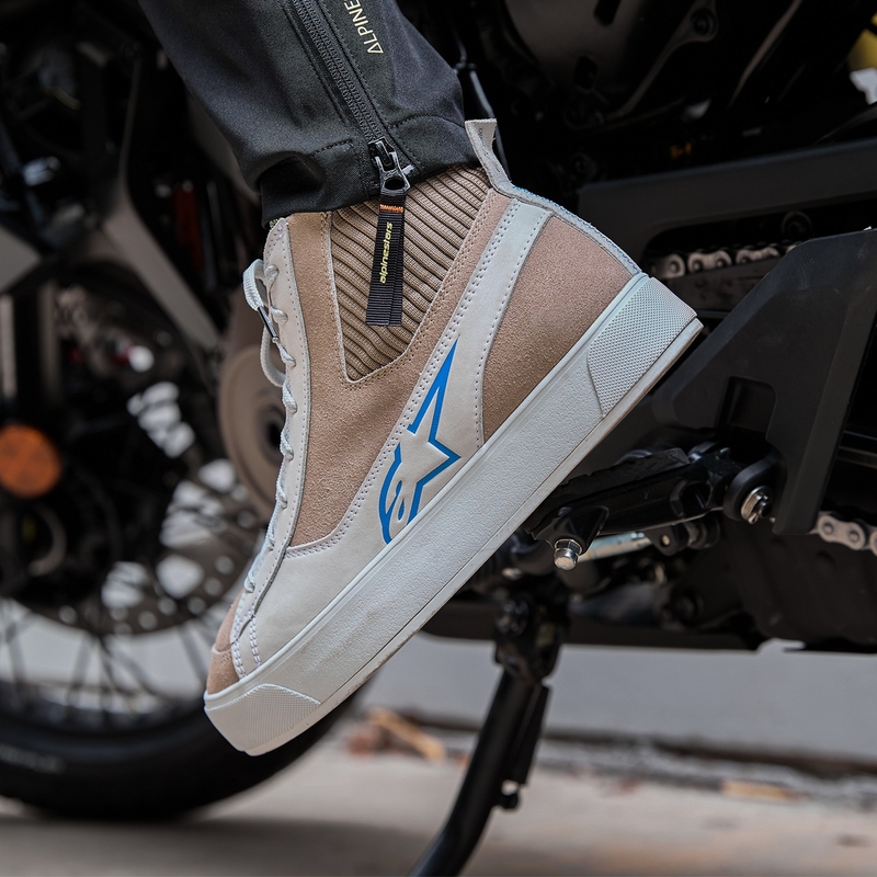 Γυναικείες Μπότες Μοτοσικλέτας Alpinestars Stella Stated Podium Λευκό-Ανοιχτό Γκρι