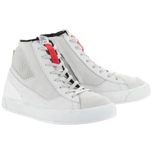 Alpinestars Stated μπότες μοτοσικλέτας λευκές και γκρι
