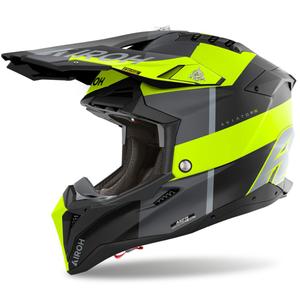 Κράνος μοτοκρός Airoh Aviator 3 Monarch σε ματ κίτρινο χρώμα