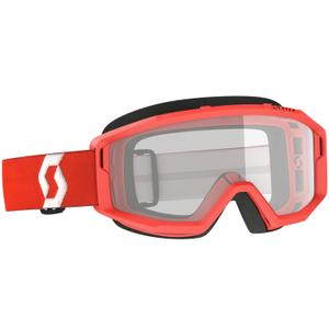 Γυαλιά μοτοκρός SCOTT Primal Clear κόκκινο-διαφανές