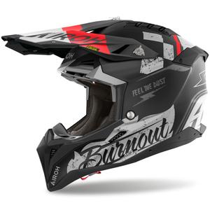 Κράνος μοτοκρός Airoh Aviator 3 Burnout μαύρο ματ